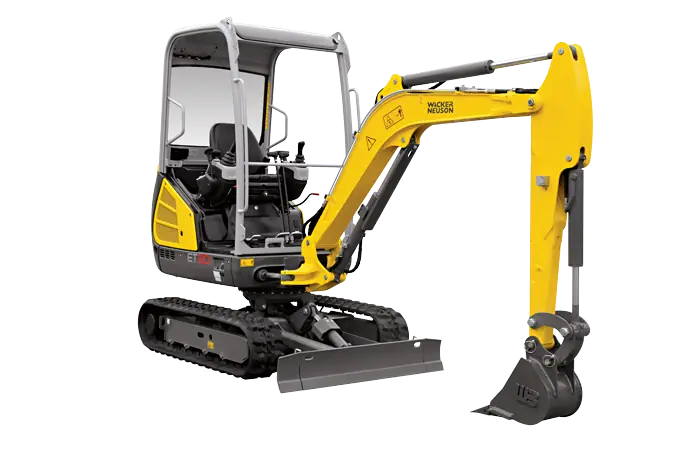 Wacker Neuson ET20 Compact Excavator – Enclosed Canopy