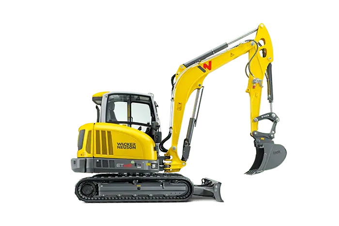 Wacker Neuson ET65 Compact Excavator – Enclosed Canopy, photo 4