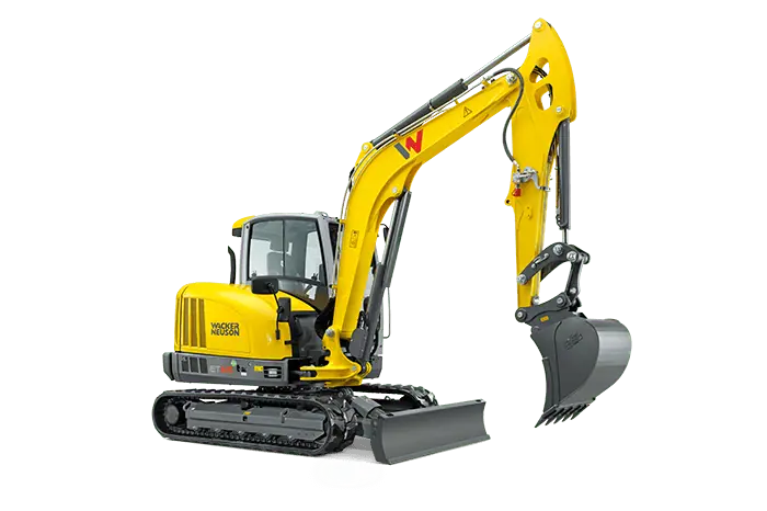 Wacker Neuson ET65 Compact Excavator – Enclosed Canopy