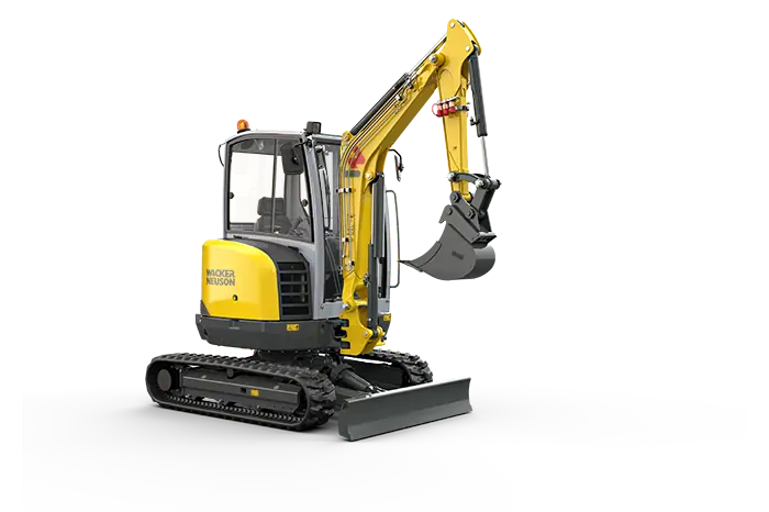 Wacker Neuson EZ26 Compact Excavator – Enclosed Canopy