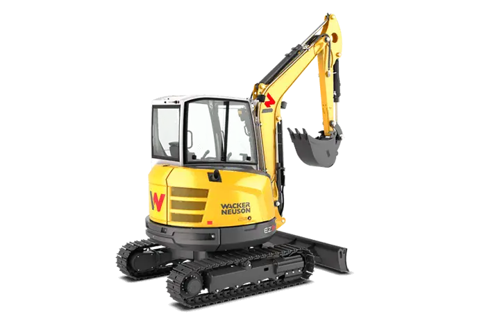 Wacker Neuson EZ36 Compact Excavator – Enclosed Canopy