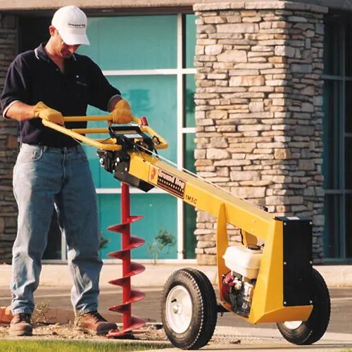 One Man Auger – Ground Hog Wheeled, photo 2