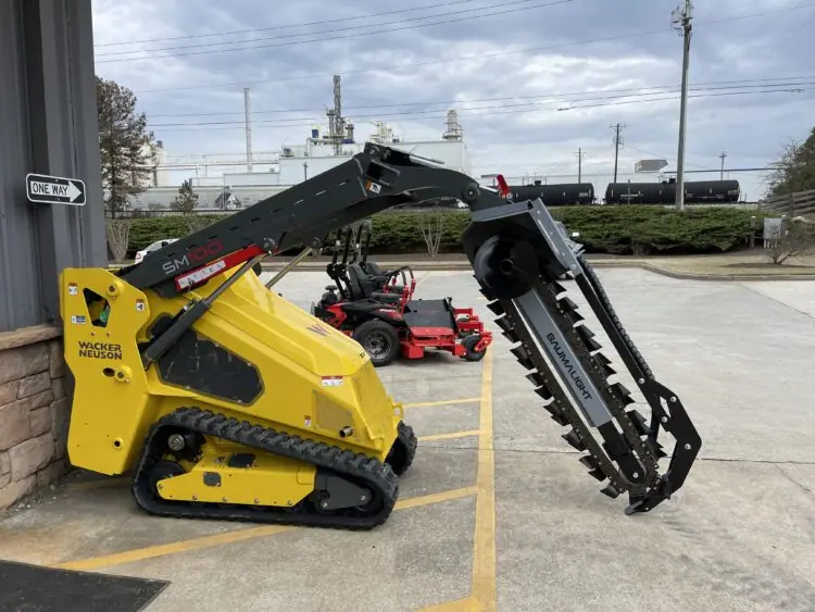 Mini Skid Steer Trencher