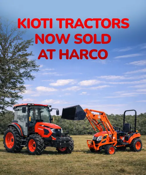 Kioti tractors now sold at Harco